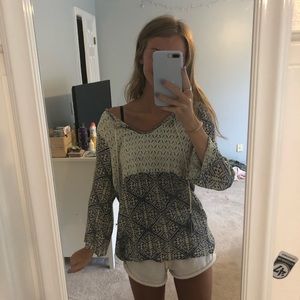 Charming Charlie Flowy Top